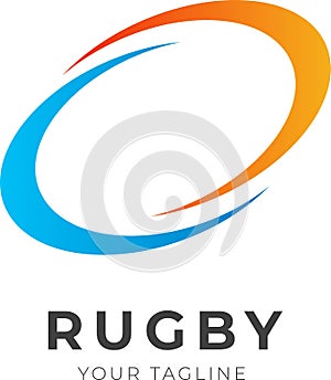 Rugby Ball Sporting Logo Design