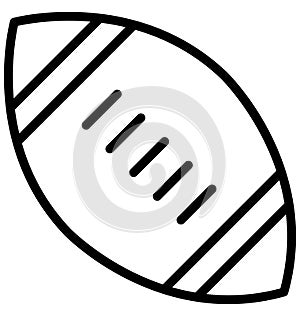 Rugby Ball Vector that can be easily modified or edit