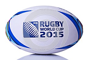 Rugby ball world cup for 2015 front on