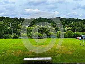 Rugby field at Turf Club