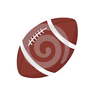 Rugby football ball icon vector illustration isolated