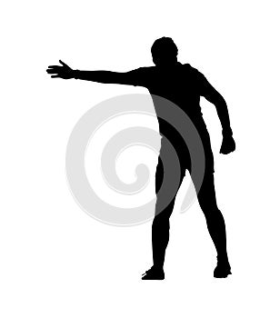 Rugby Football Referee Indicating Advantage