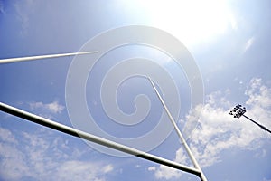 Rugby goal posts