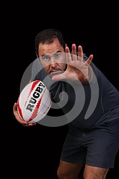 Rugby player photo