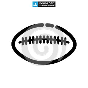 Rugby sport icon or logo isolated sign symbol vector illustration