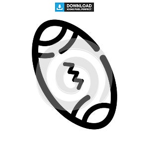 Rugby sport icon or logo isolated sign symbol vector illustration