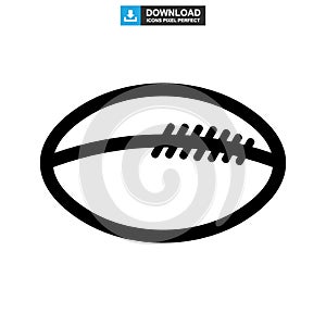 Rugby sport icon or logo isolated sign symbol vector illustration