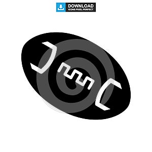 Rugby sport icon or logo isolated sign symbol vector illustration