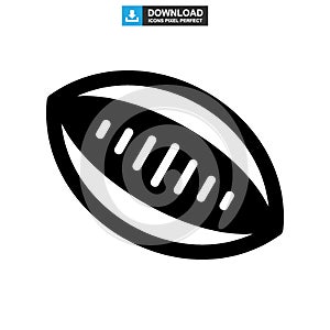 Rugby sport icon or logo isolated sign symbol vector illustration