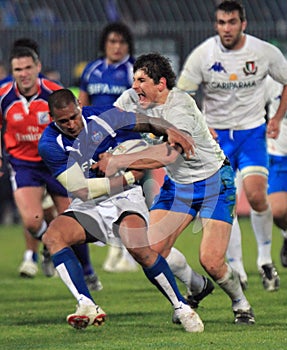 Rugby test match Italy vs Samoa; Zanni