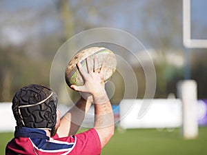 Rugby throw in