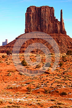 Rugged and Barren Monument Valley Arizona USA Navajo Nation