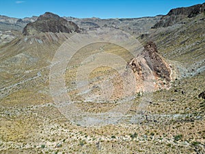 Rugged beauty of the Black Mountains in Arizona