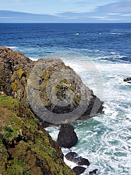 Rugged cliffs at Yaquina Head