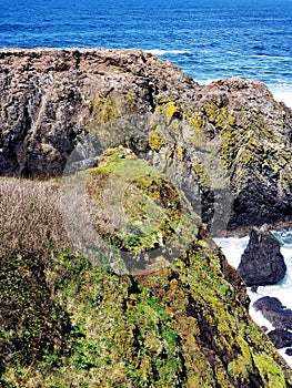 Rugged cliffs at Yaquina Head