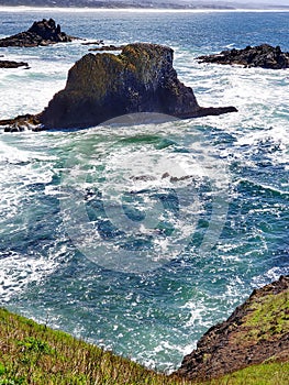 Rugged cliffs at Yaquina Head