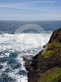 Rugged cliffs at Yaquina Head