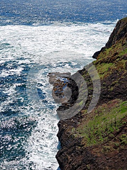 Rugged cliffs at Yaquina Head