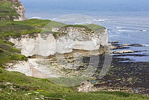 Rugged clifftops at Flamborough Head