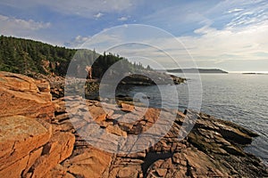 The rugged coast of Acadia National Park, Maine.