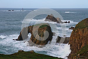 Rugged Coast Cornwall, England