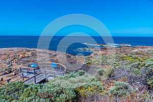 Rugged coastline of Cape Leeuwin in Australia