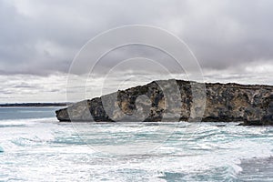 Rugged coastline of Kangaroo Island at Little Sahara