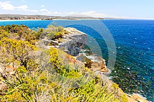 Rugged coastline, North Point