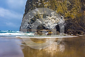 Rugged Coastline tide pools Goonies Film Location