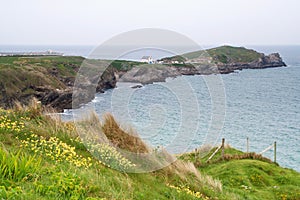 Rugged Cornish coastline,Cornwall, UK