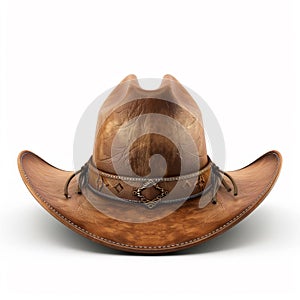Rugged Cowboy Hat with Western Embellishments. Generative ai photo