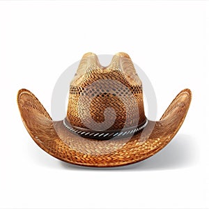 Rugged Cowboy Hat with Western Embellishments. Generative ai photo