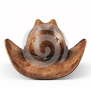 Rugged Cowboy Hat with Western Embellishments. Generative ai photo