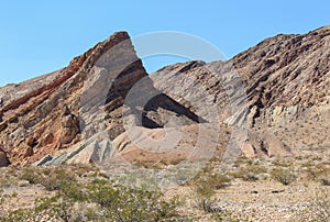 The Rugged Desert of Lake Mead National Recreation Area in Nevada