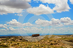 Rugged and Desolate Landscape Petrified Forest Arizona