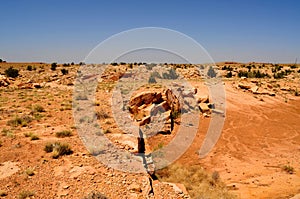 Rugged and Desolate Landscape Petrified Forest Arizona