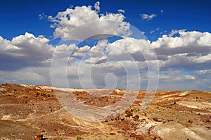 Rugged and Desolate Landscape Petrified Forest Arizona