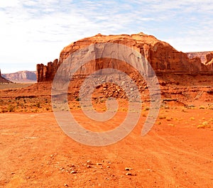 Rugged and Desolate Monument Valley Arizona USA Navajo Nation