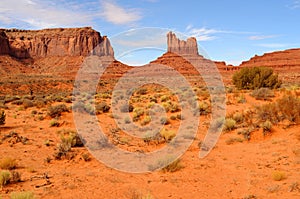 Rugged and Desolate Monument Valley Arizona USA Navajo Nation