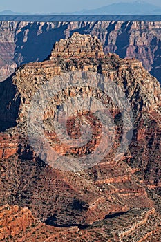 Rugged Grand Canyon North Rim Landscape