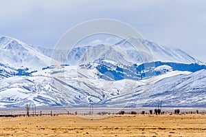 Western Montana Bitterroot Mountain Winter photo