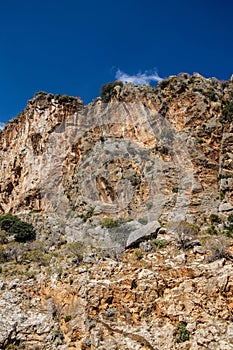 Rugged island mountain