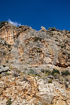 Rugged island mountain