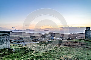 Rugged landscape at Malin Head in County Donegal - Ireland