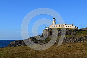 Rugged Landscape at Neist Point Lighthouse in Scotland