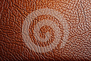 Rugged leather texture complementing a plain, unadorned surface