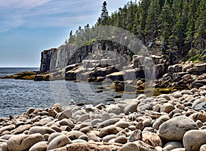 Rugged Maine Coastline in Acadia National Park