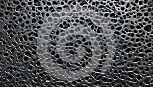 rugged meshed steel surface for 3d design. ai generated