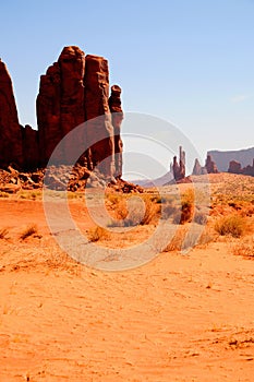 Rugged Monument Valley Arizona USA Navajo Nation