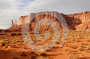 Rugged Monument Valley Arizona USA Navajo Nation